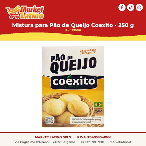 [55006] Mistura per Pane di Formaggio Coexito - 250 g
