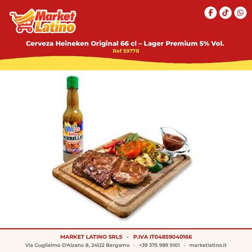 [59778] Birra Heineken Originale 66 cl – Lager Premium 5% Vol.