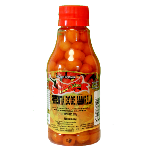 [1674]  Pimenta Bode Amarela Aroma D'Minas 200G