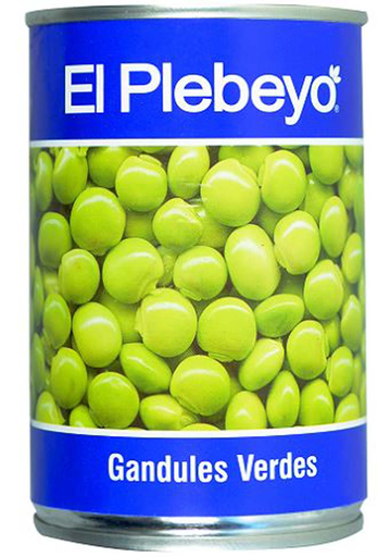 [46037] Guandules Verdes El Plebeyo 425G