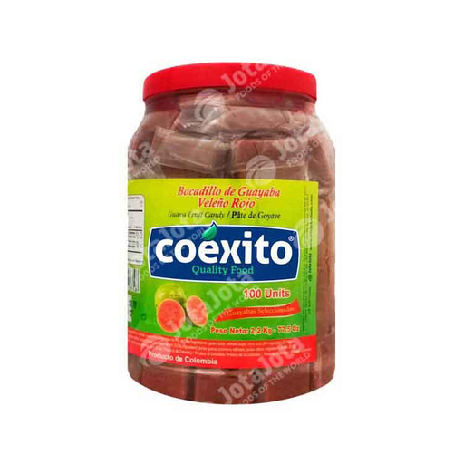 [55358] Dulce De Guayaba Veleño Rojo Coexito 100 Unidades 2.2Kg 