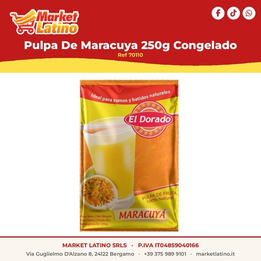 [70110] Pulpa Di Passiflora 250g Congelato
