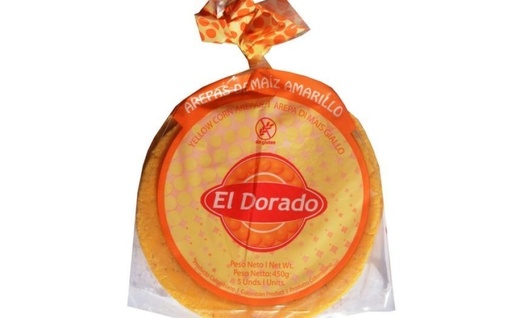 [00215] Arepas de Maíz Amarillo El Dorado – 450 g 
