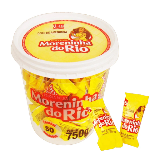 [02561] Pacoca Rolha Moreninha Do Rio Doce Amendoim Dulce De Mani 