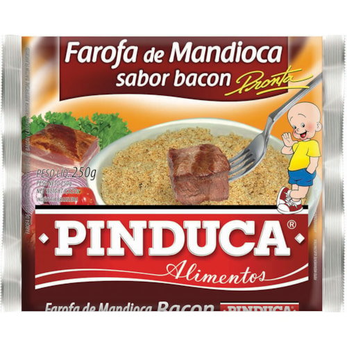 [1744] Farofa De Mandioca Pinduca Bacon 250G