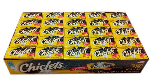 [7267] Chicle Adams Menta Pequeño 100Und 280gr