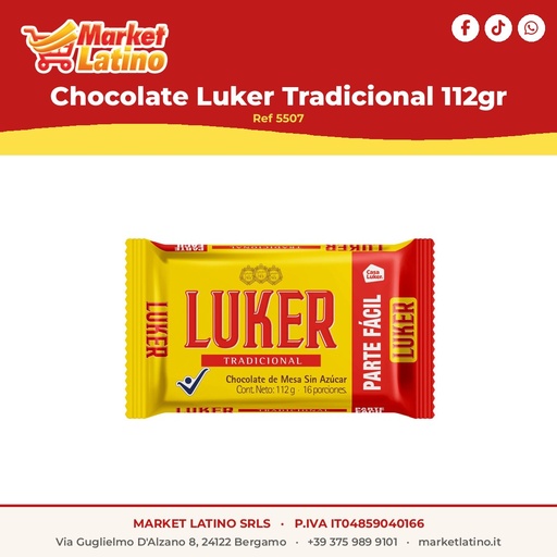 [5507] Cioccolato Luker Tradizionale 112gr