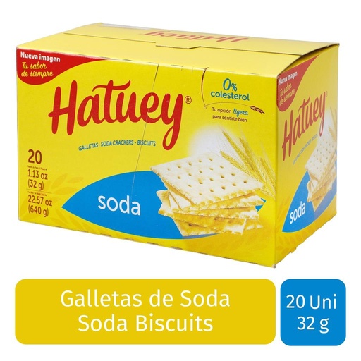 [3847] Galleta Hatuey Soda 32G