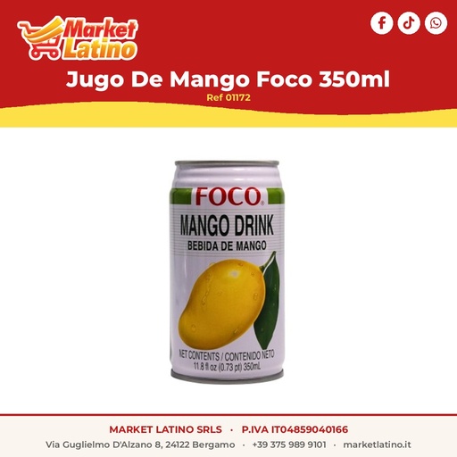 [01172] Jugo De Mango Foco 350ml
