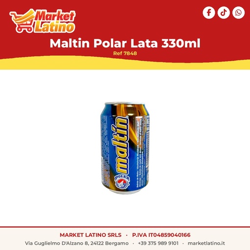 [7848] Maltin Polar Lattina 330ml