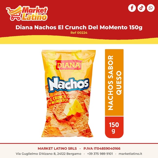 [00224] Diana Nachos Il Crunch Del Momento 150g