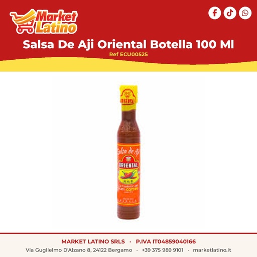[ECU00525] Salsa Di Peperoncino Orientale Bottiglia 100 Ml