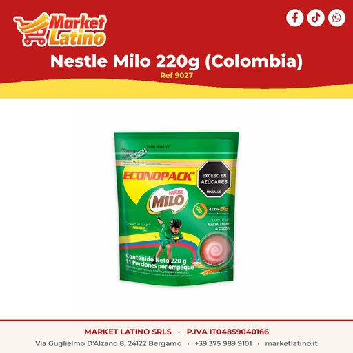 [9027] Nestle Milo 220g (Colombia)