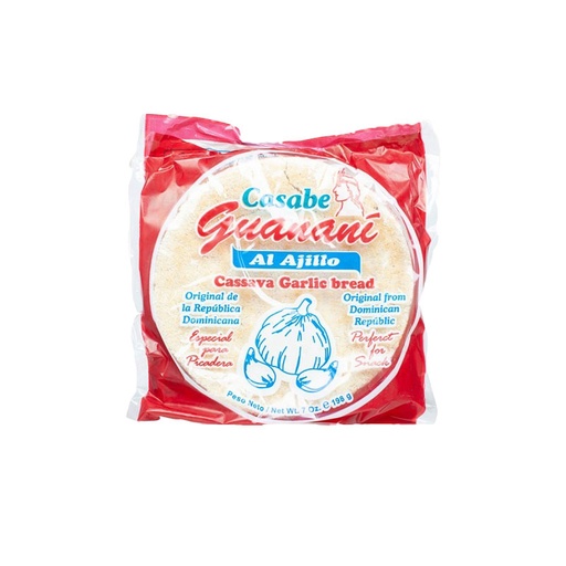 [PRO00026] Casabe Al Ajillo Guanami 198G (Republica Dominicana)