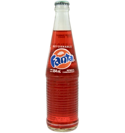 [520202] Fanta Rossa – Bibita Gassata all’Arancia Rossa – Bottiglia di Vetro 354 ml