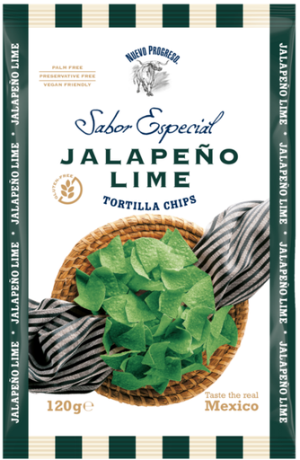 [81115] Tortilla Chips Jalapaño Lime 120Gr