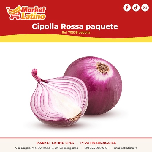 [70538 cebolla] Cipolla Rossa confezione
