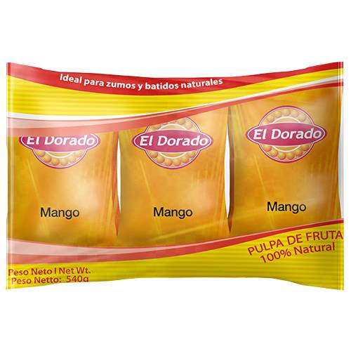 [pulpa de mango 90 gr polpa di mango 90gr] Pulpa De Mango 90 Gr 1 Und El Dorado 