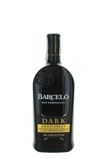 [29695] Barcelo Ron Dominicano Dark Gran Añejo 700ml