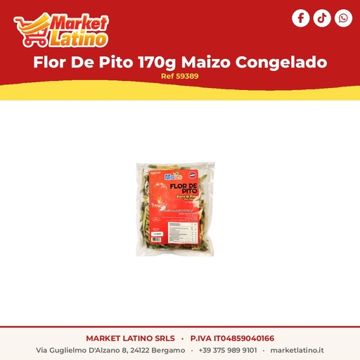 [59389] Flor De Pito 170g Mais Congelato