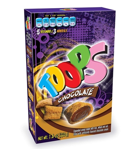[04124] Cereal Relle De Chocolate Bolsa 120gr Flips (Venezuela) 