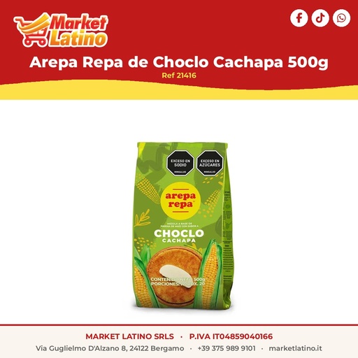 [21416] Arepa Repa di Granoturco Cachapa 500g