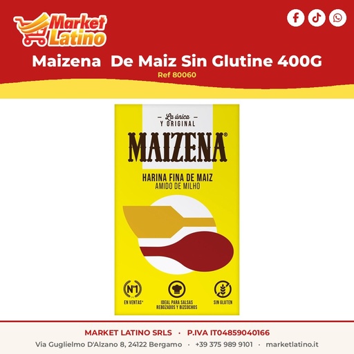 [80060] Maizena Di Mais Senza Glutine 400G