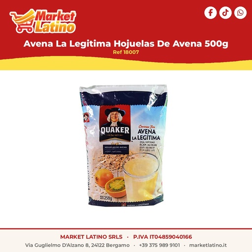 [18007] Avena La Legitima Fiocchi Di Avena 500g