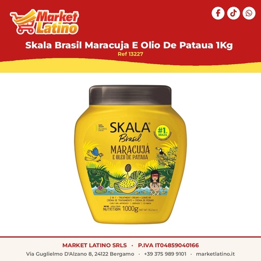 [13227] Skala Brasil Maracuja E Olio De Pataua 1Kg