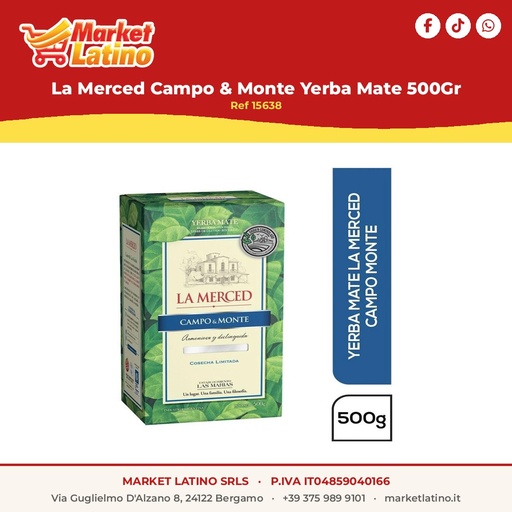 [15638] La Merced Campo & Monte Yerba Mate 500Gr
