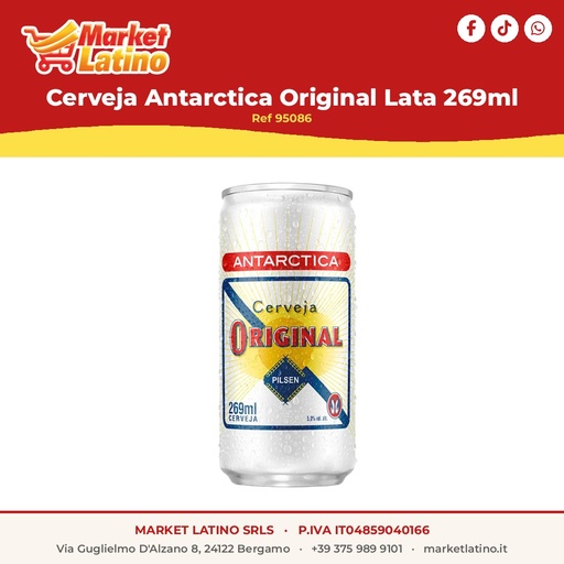 [95086] Birra Antarctica Originale Lattina 269ml