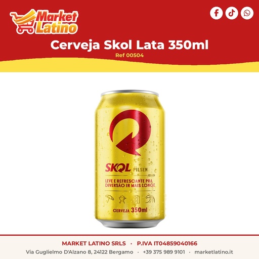 [00504] Birra Skol Lattina 350ml