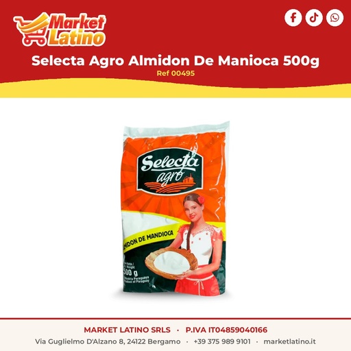 [00495] Selecta Agro Amido Di Manioca 500g