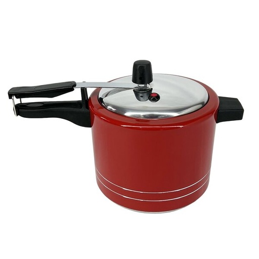 [olla presion atencao] Panela De Pressao Vermelha Anti-Aderente Mister Cook 4.5l