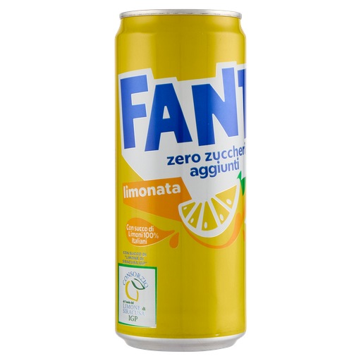 [64044] Fanta Limonata Lattina 330 ml