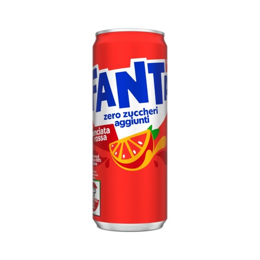 [56751] Fanta Aranciata Rossa Lattina 330ml