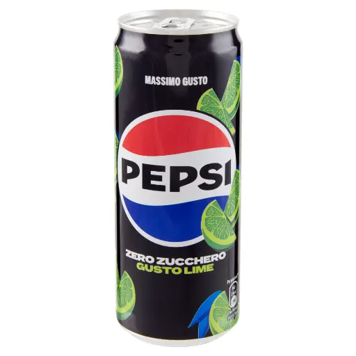 [06682] Pepsi Zero Zucchero Gusto Lime Lattina 330 ml