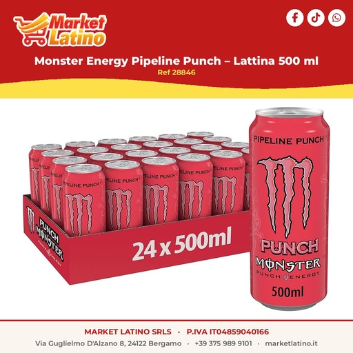 [28846] Monster Energy Pipeline Punch – Lattina 500 ml