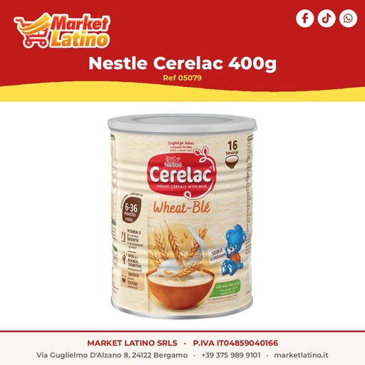[05079] Nestle Cerelac 400g Wheat-Ble
