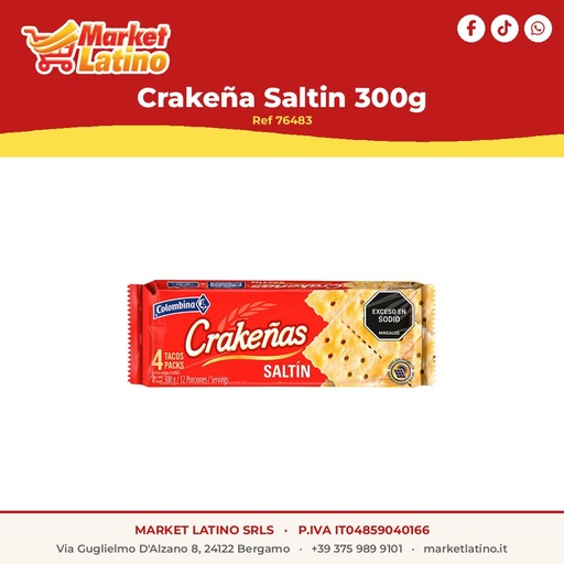[76483] Crakeña Saltin 300g