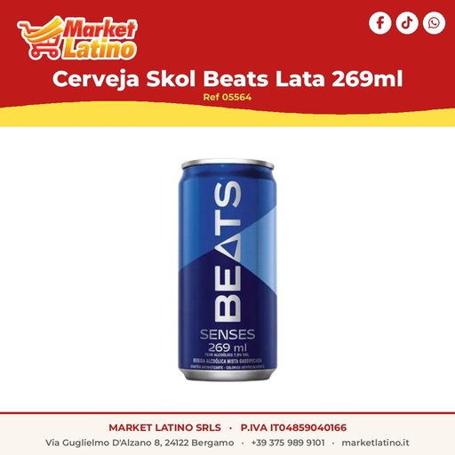 [05564] Cerveja Skol Beats Lata 269ml