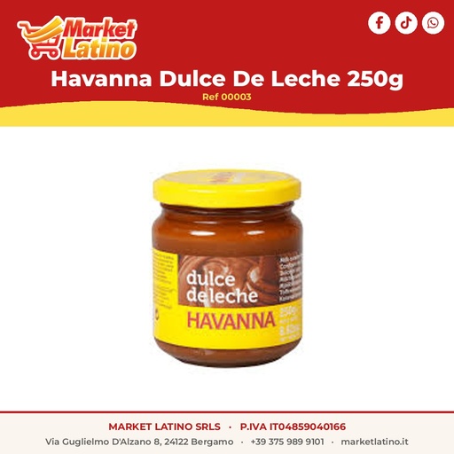 [00003] Havanna Dolce Di Latte 250g