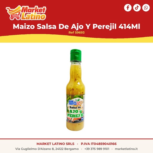 [59693] Maizo Salsa Di Aglio E Prezzemolo 414Ml