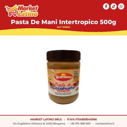 [59853] Pasta De Cacahuete Intertropico 500g