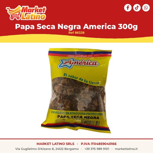 [86328] Patata Secca Nera America 300g
