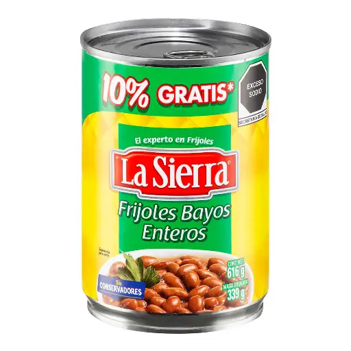 [24613] La Sierra Frijoles Bayos Entero 560g