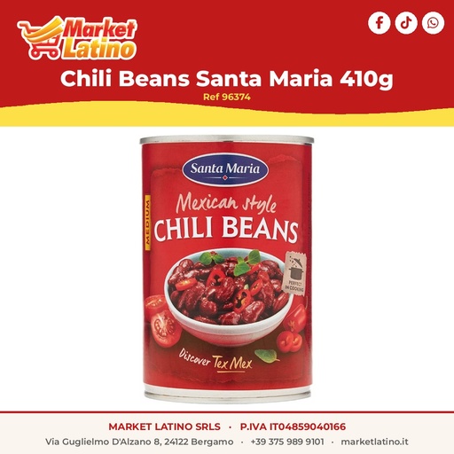 [96374] Fagioli al Chili Santa Maria 410g