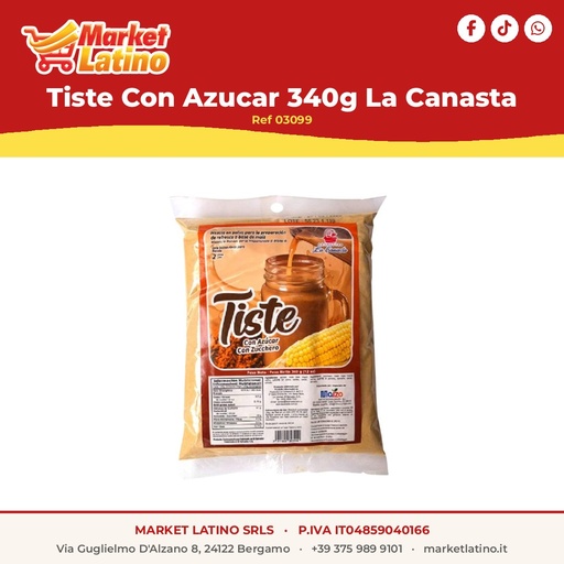 [03099] Tiste Con Azucar La Canasta 340g 