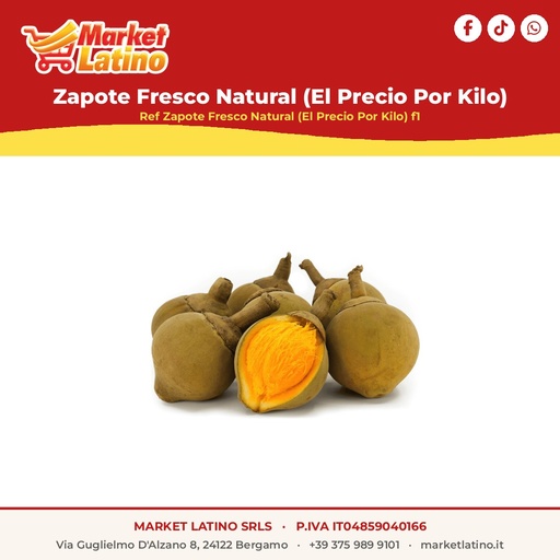 [Zapote Fresco Natural (El Precio Por Kilo) f1] Zapote Fresco Naturale (Il Prezzo Al Kilo)