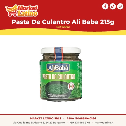 [72802] Pasta De Culantro Ali Baba 215g